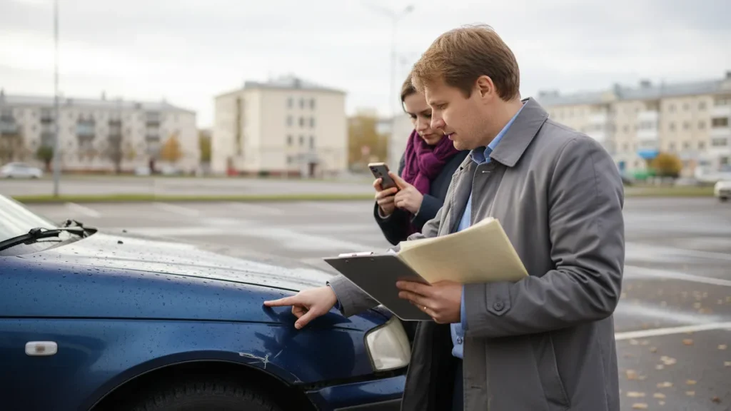 Занижение выплаты по ОСАГО: осмотр повреждений автомобиля